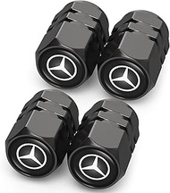 Tire Valve Caps, Valve Stem Caps Fit Mercedes Benz CESM CLK GLK GL AB AMG GLS GLE AMG Series, Alloy