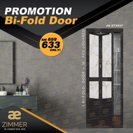 AE Zimmer Onitek i Bi-Fold Door BD6 10 Pcs Louvred (toilet door, bifold, bi fold pintu tandas, pintu