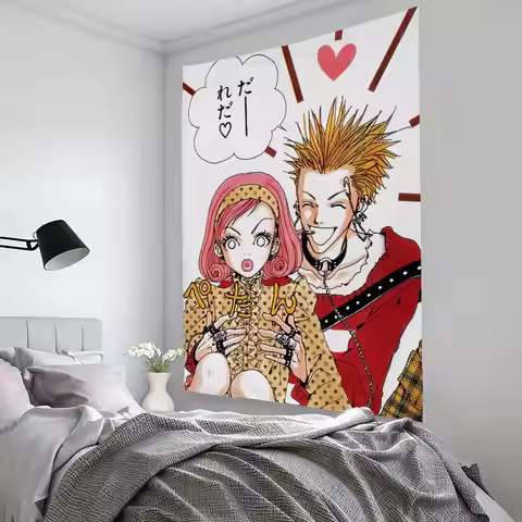 Anime P-Paradise kiss Tapestry Bedroom Living Bar Garden Outdoor Microfiber festival Decoration Back