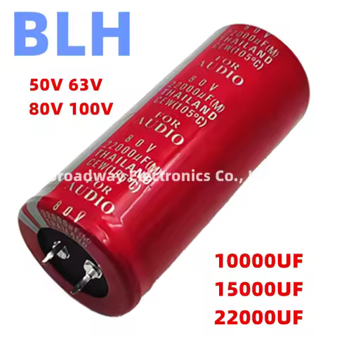 Aluminum Electrolytic Capacitor 50V 63V 80V 100V 10000UF 15000UF 22000UF Audio Filter 30X50MM 30X65M