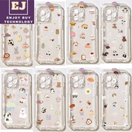 SYminiCute Casing Cat Penguin Bow Animal Cake Dessert Phone Casing For Samsung Galaxy A07 A05 A05S S