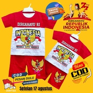 Baju Setelan Merah Putih setelan baju anak laki 17 agustus indonesia k