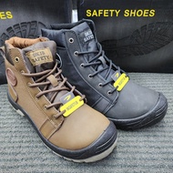 Safety JB Shoes ZS009 midcut Lace up Sport Safety Shoes Brown Black 009