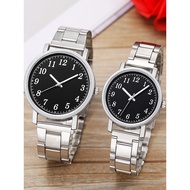 Female Steel Band Men's Watch Female Student Couple Watch Retro Female Watch Quartz Watch Male Coupl
