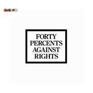 FPAR Fourty Percents Against Rights logo sticker Japan streetwear wtaps