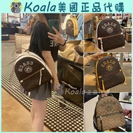 COACH New Preppy Backpack Tote Zip Backpack Back Backpack School Bag Badge Pattern Women's Bag CB871