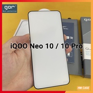 GOR 9D Tempered Glass for iQOO Neo 10 / Neo 10 Pro – Full Screen, Black Border, Anti-Fingerprint, 9H