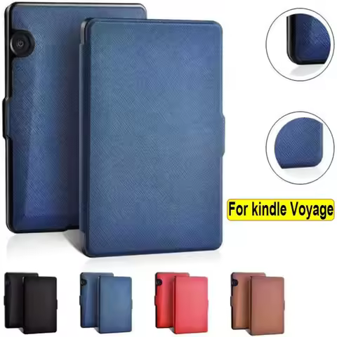 For Kindle Voyage PU Leather Ebook Reader Cover for Kindle Voyage 2014 Slim Protective Case