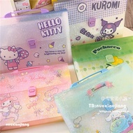 A4 12 Pages File Folder Multi-layer file organizer Sanrio file case File storage