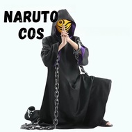 Naruto Tobi Xiao organizes costume cosplay costume Uchiha Obito cos costume Uchiha Obito Cape Mask H