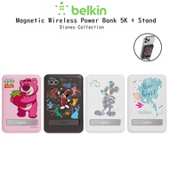 Belkin Magnetic Wireless Power Bank 5K + Stand Disney แบตสำรองการชาร์จแบบไร้สายมีขาตั้งในตัว สำหรับ 