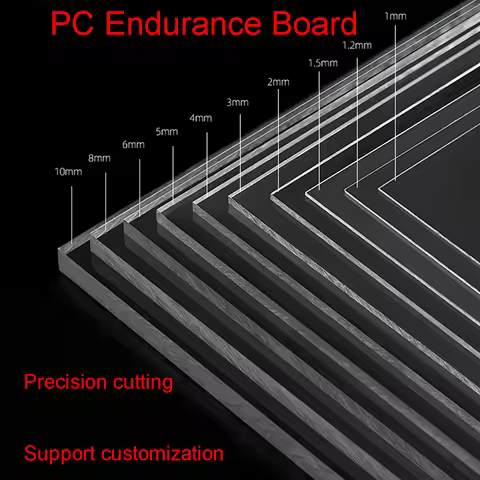 Thick 1.5-40mm PC Sheets Polycarbonate Plate Transparent Board 210x297 100x200 150x200 200x200 200x3