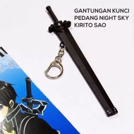 Gantungan Kunci Pedang Night Sky Kirito SAO