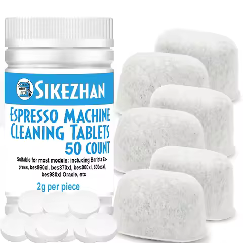 Designed for Breville Cleaning Kit-50 Cleaning Tablets 6Water Filters for Breville Espresso Machines