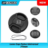 Lenscap Cover Plain Front Lens Cap 77mm Lens Cap Universal 77 Sony Canon Nikon Fujifilm