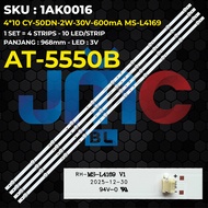 Backlight TV Akari 50 Inch AT-5550B 4*10 CY-50DN-2W-30V-600mA MS-L4169