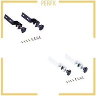 [Perfk] 2Pcs Pegboard Desk Mount Fixing Clamps Iron Installing Tools Standing Support for 1 cm - 4.5