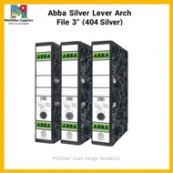 Abba Silver Lever Arch File 3" (404 Silver)