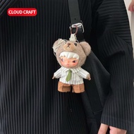 Ready Stock Hot Sale Suitable for Hirono Ono/dimoo/LABUBU17CM Baby Clothes Retro Shirt Tie Fake Two-