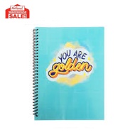 PREMIERE NOTES SPIRAL NOTEBOOK PRINTED 5.83X7.87IN YOU ARE GOLDEN 80S 45GSM