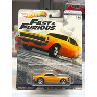 HOT WHEELS 67 CHEVROLET CAMARO | FAST & FURIOUS 1/4 MILE MUSCLE