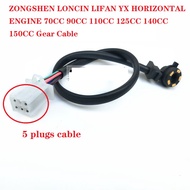 125cc 110cc 150cc 70cc  zongshen loncin lifan engine motorcycle gear cable dirt pit bike atv quad