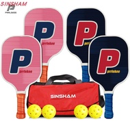 Pickle Racket SINSHAM Carbon Fiber Pickle Racket Adult Novice Training Racket Regular Size 11 Thick 
