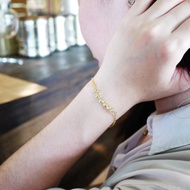 優雅細緻枝葉鋯石手鍊