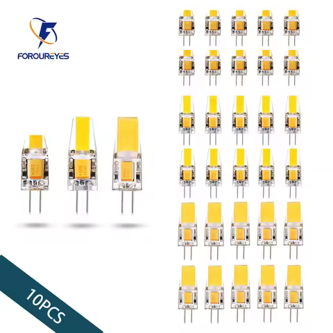 10pcs G4 12V led bulb 1.5W 2W 2.5W lighting 0705 1505 1508 Super Bright COB led lamp home lighting c