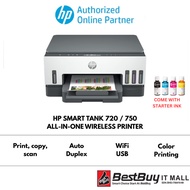 HP Smart Tank 720 / 750 All-in-One Wireless Printer - (Print, Copy, Scan,Duplex)