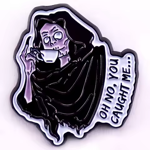 ACOTAR Suriel Hard Enamel Pin Sarah J. Maas Literary Badge Oh No You Caught Me