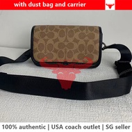 Coach Men Charter Crossbody Bag with Free Dust and Paper Bag Charter Crossbody Bag