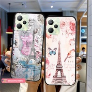 HP [W132] Realme C35 Glass Casing C3 5 5S 5i 5PRO 3 3PRO - Hardcase 2D - Soft case Glossy paris moti