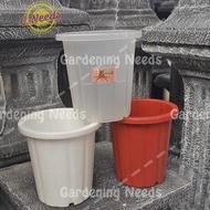 Pot Bunga Tanaman Plastik AKAR 13 JUMBO Bahan Tebal (LUSINAN)