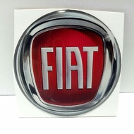 FIAT logo flexible resin embossed sticker Emblem