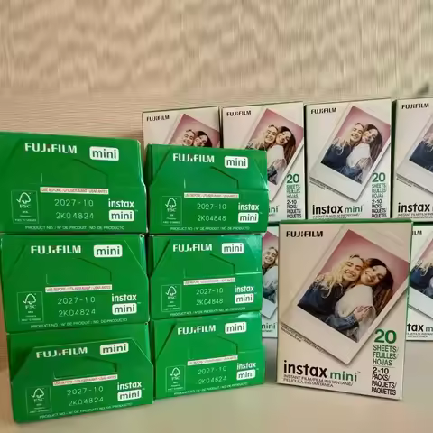 10/20/50/100 Sheets Fujifilm Instax Mini Film White Edge Instant Photo Paper For Instax Mini 13 12 1