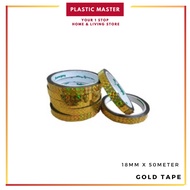 18/15 mm Gold Tape Gold Foil Tape Laser Tape Gold / Silver 18MM