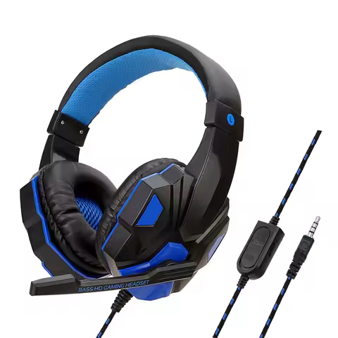 3.5mm Plug Wired PS4/PS5 Gaming Xbox PC Switch Headset Gaming Headphones for Computer Mobile Univers