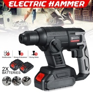 Cordless Electric Hammer Drill Rotary Hammer Makita Battery DIY Power Tool Drill Demolition Hammer Rechargeable