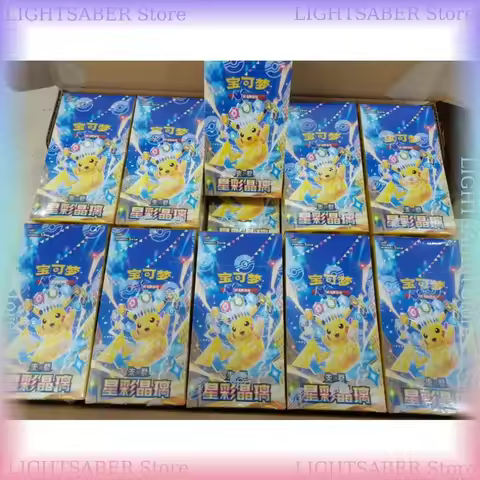 Pokemon Stellar Crystal CSV9C TCG Booster Box 100% 17.0 Original Factory Sealed Box Terapagos Pokemo