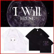 GC1 Red Velvet Bae Ju Hyun Irene I-WILL Unisex Fashion Trend summer T-shirt KPOP Short Sleeve Top GC