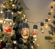 新款聖誕節裝飾燈串LED露營燈串室內場景布置氛圍燈