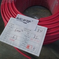 MERAH Outdoor solar panel cable 4mm 6mm PV solar cell cable red black 1m solar cable