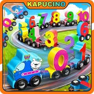 Educational Toys for Children Magnetic Alphabet Train Educational Toys Train Wheels 1-10 Magnets Mag