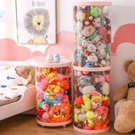 Large Plush Doll Storage Bucket Doll Children's Toy Doll Transparent Artifact Storage Container Baby
