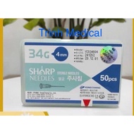 Nano nutrient needle 34G 4mm (Box of 50)