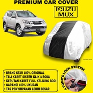 ISUZU MUX SILVER BLACK Body Cover Isuzu Mux Waterproof PREMIUM Car Body Cover