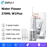 Xiaomi ENPULY Portable Dental Water Flosser Floss W1Plus Waterflosser 270ML Oral Irrigator Teeth Flo