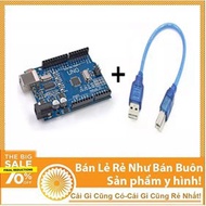 [Clearance Sale] Arduino Uno R3 Module chip ch340 (developedboard) Arduino Uno R3 SMD + Free USB Cable