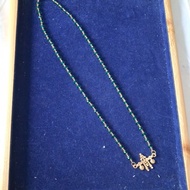 Gold Plated Green Beads Mangalsutra Chain for Women | South Indian Wedding & Daily Wear